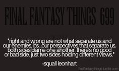 ... fantasy viii squall quote more squall quotes final fantasy quotes 1
