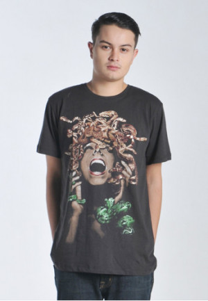 Jerry Moss Jerry Moss quot Medusa quot T shirt I Beli di ZALORA ...