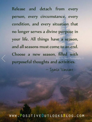and detach from every person, every circumstance, every condition ...