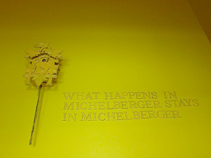 Quote above the elevator door @ Michel Berger Hotel in Berlin.You ...