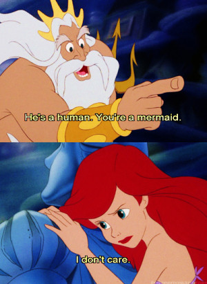 Disney Love Quotes Little Mermaid For disney princess love.