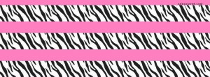 Zebra Print And Stripes Facebook Covers
