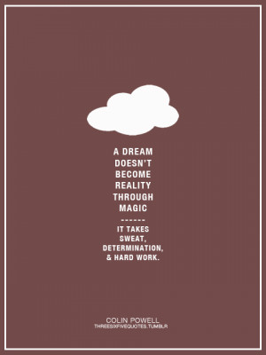 quotes – reality through magic it takes sweat determination and hard ...