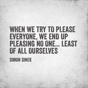 Simon Sinek on trying to please people