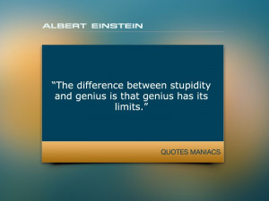 Albert Einstein - About intelligence