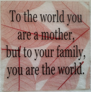 Red Fossil Leaf Quote