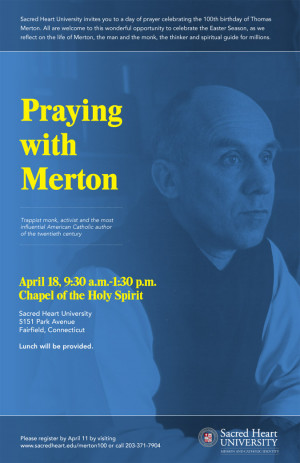 ... Host Praying With Merton Event | Sacred Heart University Connecticut