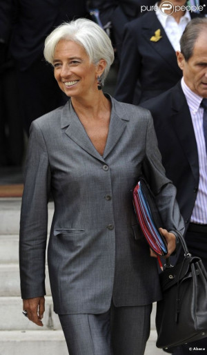 ... Women, Lagarde Elegant, Age Grace, Silver Hair Lady, Christine Lagarde
