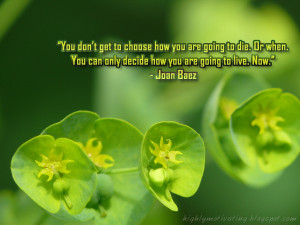 Motivational Quote Wallpaper - Joan Baez Quote