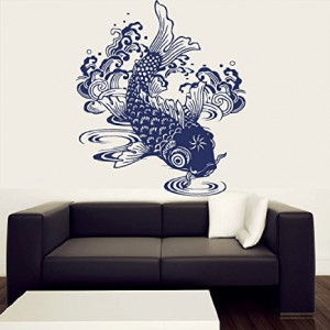 ... Water Nature Waves Pattern Ocean Nautical Bedroom Dorm Nursery (r452