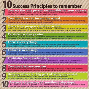 10 Success Principles to Remember ...