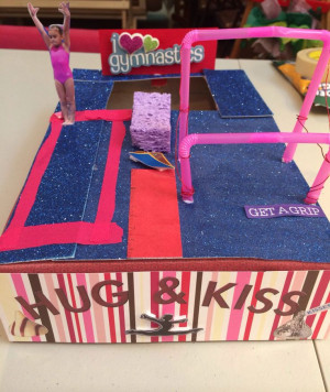 Gymnastic Valentines Day Box