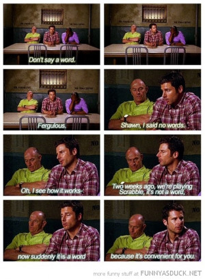 psych tv scene don't say word scrabble funny pics pictures pic picture ...