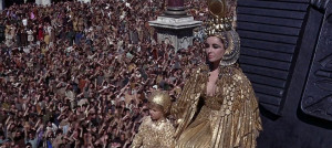 ... of Elizabeth Taylor, portraying Cleopatra , in 