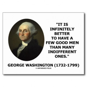 George Washington A Few Good Men Quote Post Card
