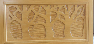 tree carving font