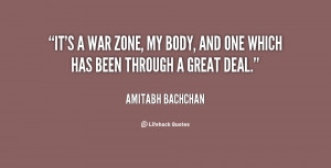 ... quotes quote amitabh bachchan its a war zone my body and 93837 png