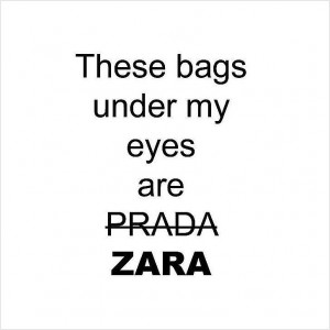 It's been a looong day — and those Zara bags are generally bigger ...