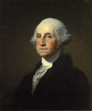 George Washington (1732-1799), first president of the United States of ...