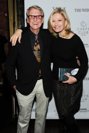 Mike Nichols with his wife, Diane Sawyer, on Nov. 10 in New York City ...