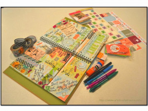 My First Smash Book Inspirational Quotes Page with Printable Quotes