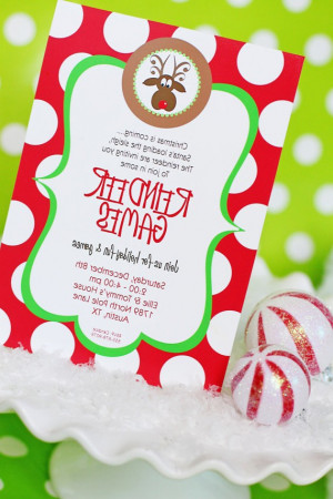 Christmas Party Invitation Ideas Quotes