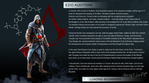 Assassin's Creed Character Bio Booklet. MUST HAVE FOR AC FANS!