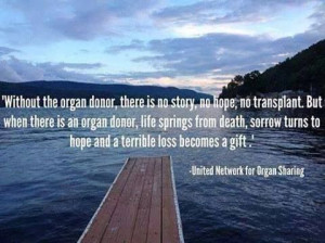 Without an Organ Donor quote..