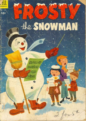 Comic Book Cover For Frosty The Snowman