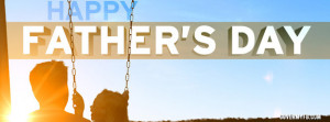 Father and Daughter At Swings Facebook Cover