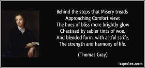 Behind the steps that Misery treads Approaching Comfort view: The hues ...