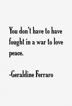 Geraldine Ferraro Quotes & Sayings