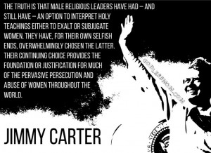 Jimmy Carter - atheist, atheism, religion, men, women, women's rights