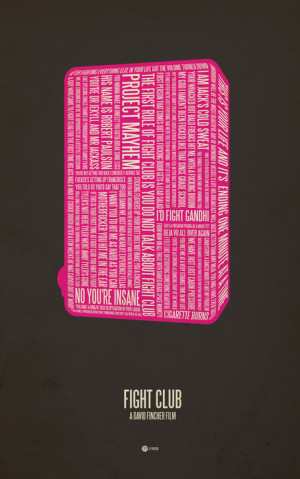 Fight Club // Minimalist Movie PosterPoster design by Jerod Gibson ...