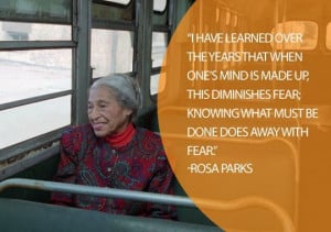 fear rosa parks rosa parks life quotes bus famous women pioneer rosa ...