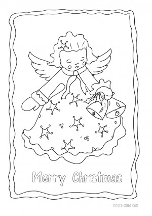 christmas angel coloring pages cherub christmas cherub pictures to