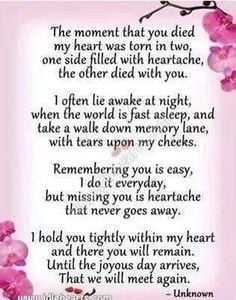 quote about losing a very special loved one