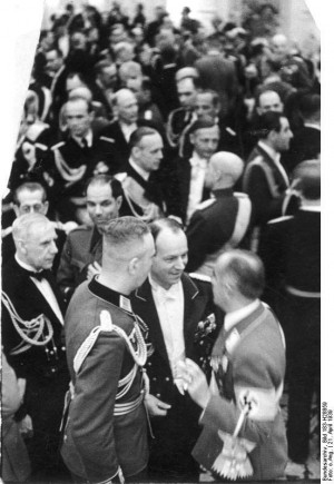 German Admiral Wilhelm Canaris, German Minister Joachim von Ribbentrop ...