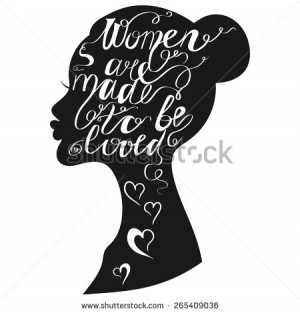 hand drawn romantic typography