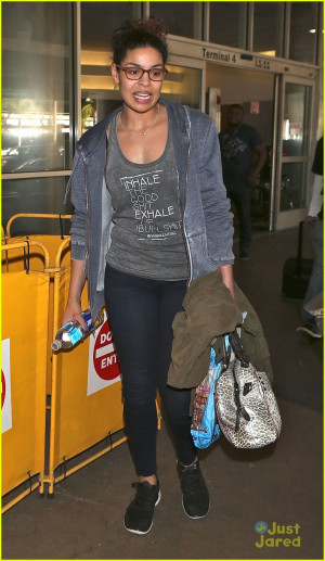 About This Photo Set: Jordin Sparks makes a low key arrival at LAX ...