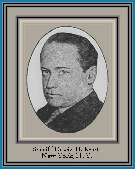 Sheriff David H. Knott – New York – 1921