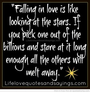 Falling in love quote