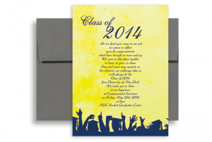2015 Wording University Printable Graduation Invitation 5x7 in ...