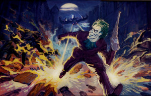 ... for the movie batman 1989 the joker faces off against batman in his