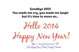 Goodbye 2013 ~ Hello 2014