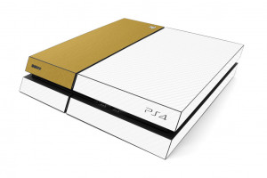 Playstation 4 Two/Tone - White/Brushed Gold