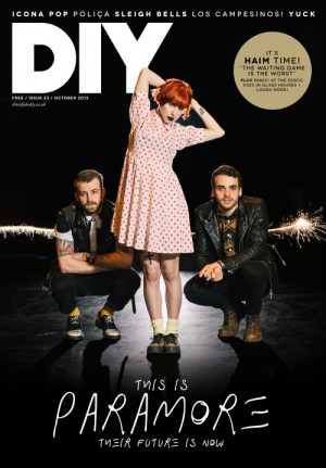 Oh hey Hayley from Paramore on the cover of DIY Magazine! Rocking TWP ...