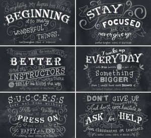 Hand Lettered Quotes For Westwood College