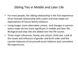 Sibling Relationships by gjjur4356