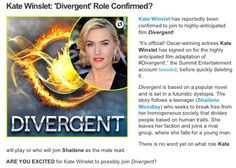 Kate Winslet to play Jeanine Matthews! More
